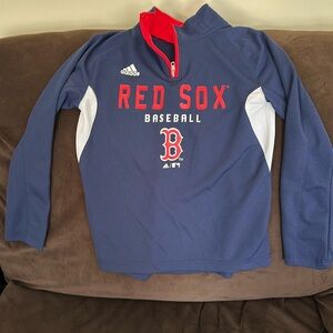 Red Sox Adidas kids small size 8 small quarter zip